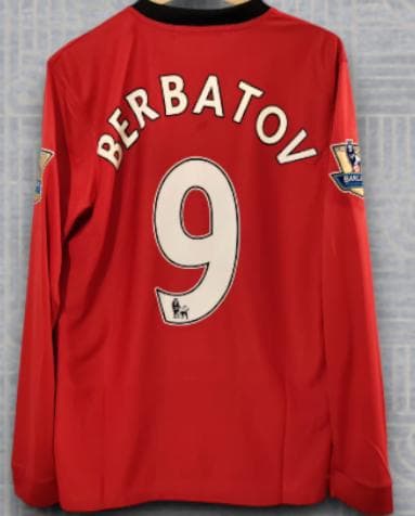 09/10 マンチェスター・ユナイテッド ホーム 長袖 9番 ベルバトフ