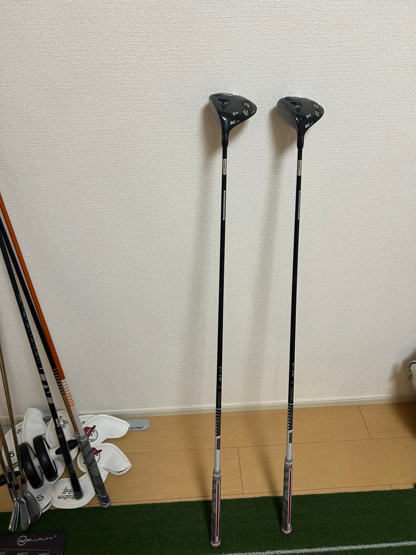 レフティ　B2 フェアウェイウッド　2本セット　ツアーad di 7x 8x