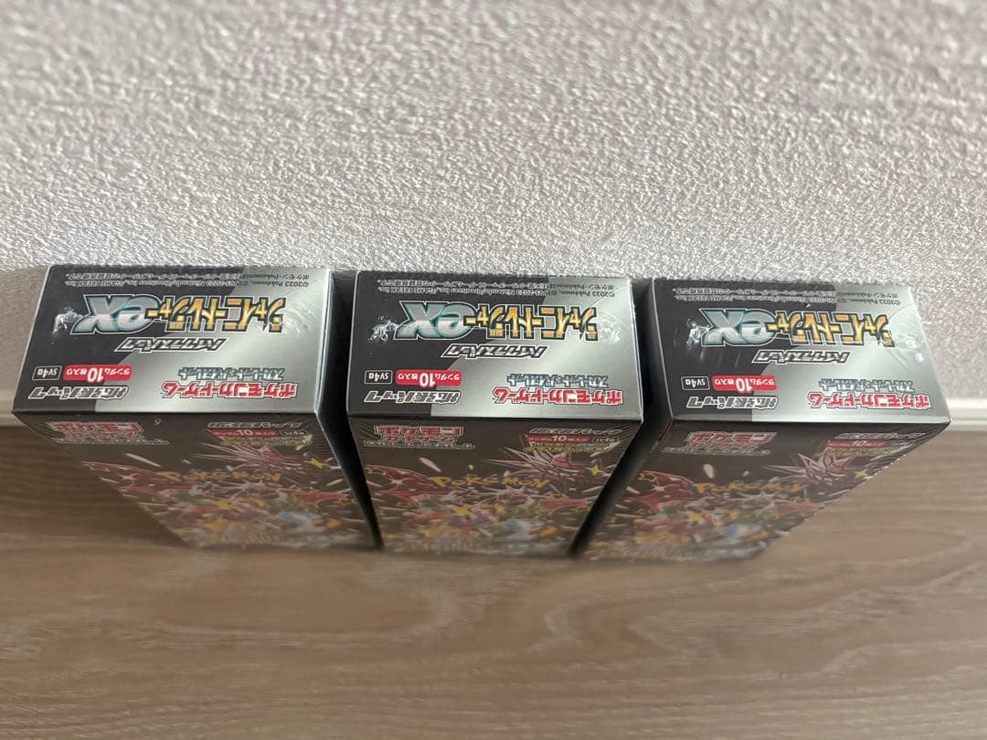 ポケモンカード シャイニートレジャーex シュリンク付 新品未開封 3BOX