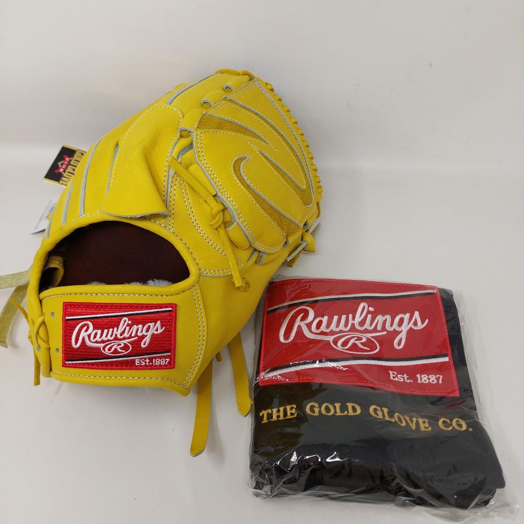 ローリングス 硬式グラブ 投手 右投げ ピッチャー GH5HJD15-LIME