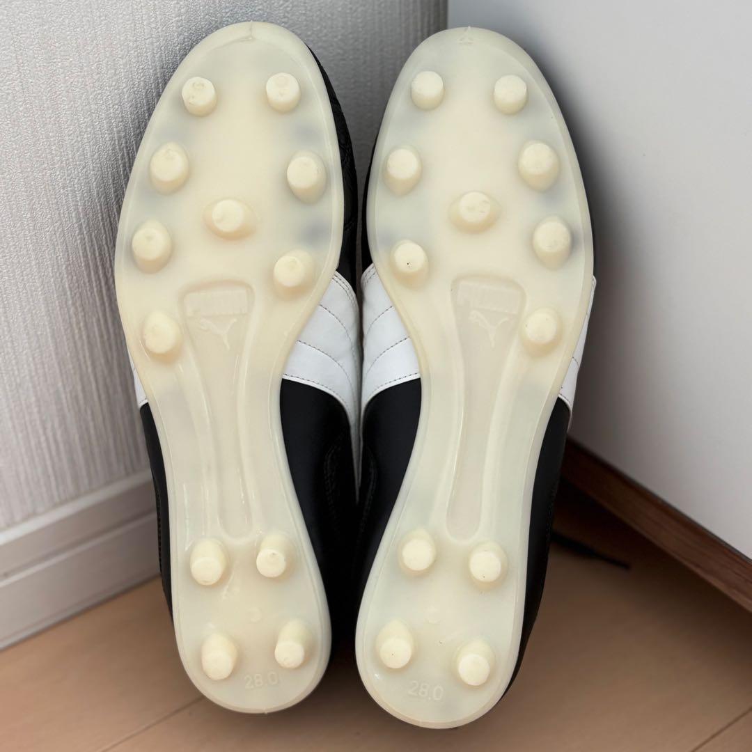 プーマ パラメヒコ ブラックホワイト スパイク 28cm 880577