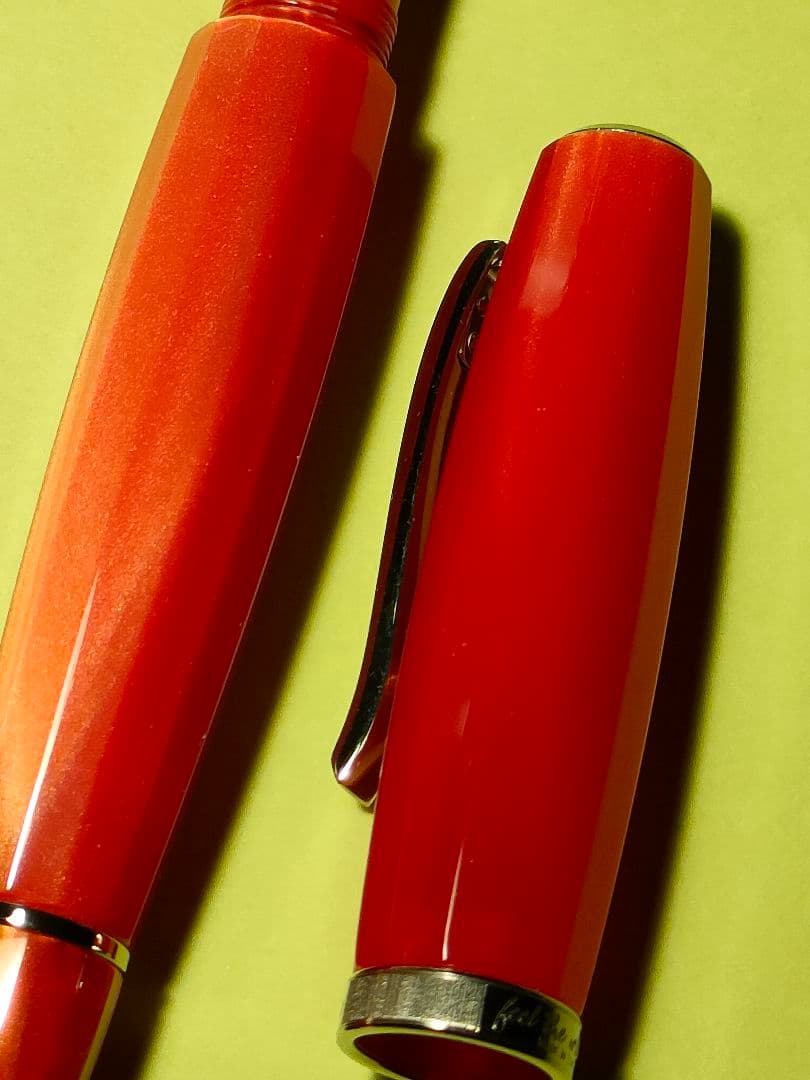 スクリーボ 限定生産品 フィール アランチオ 万年筆　SCRIBO Feel