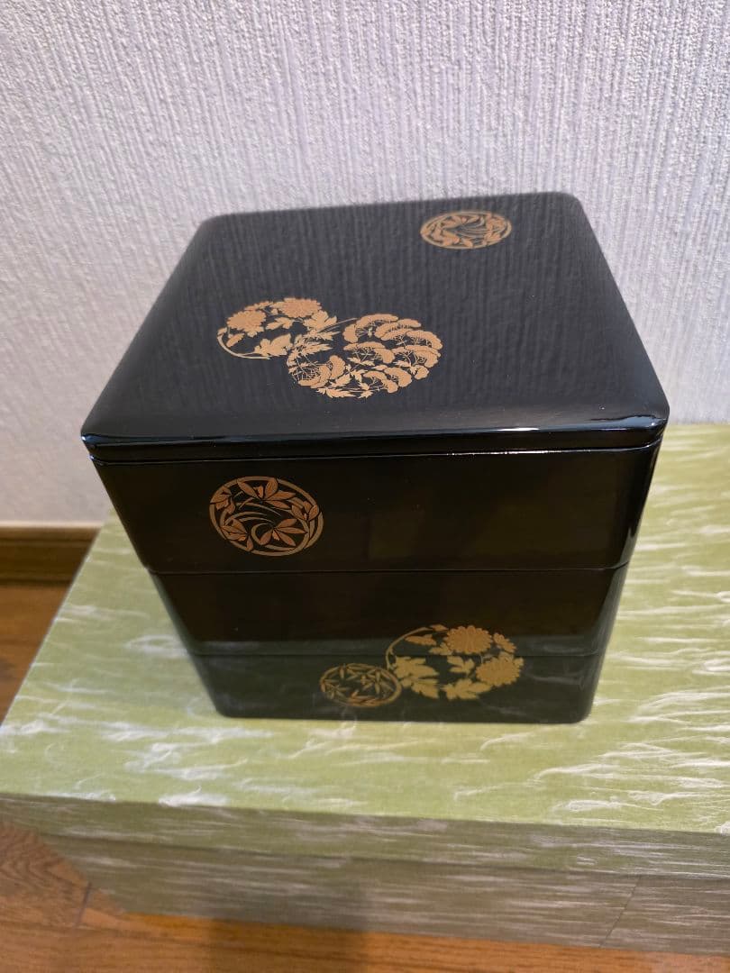 会津塗　屠蘇器　三段重
