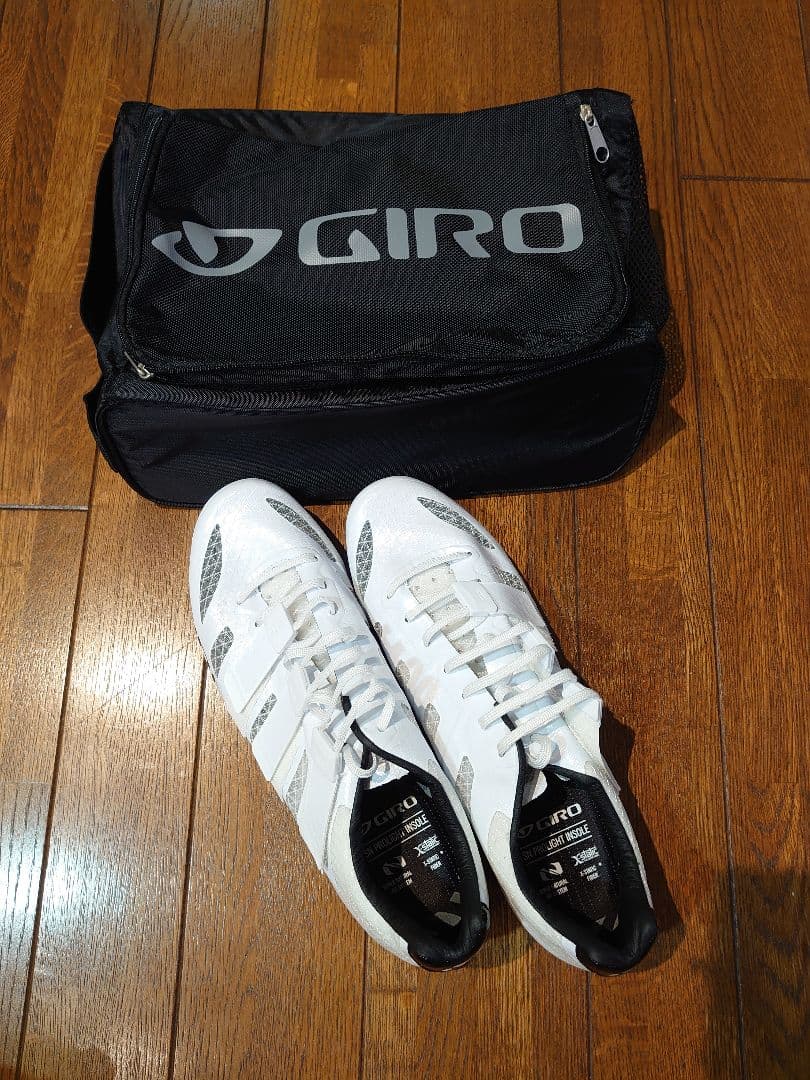 GIRO PROLIGHT TECHLACE 43 サイクリングシューズ　白