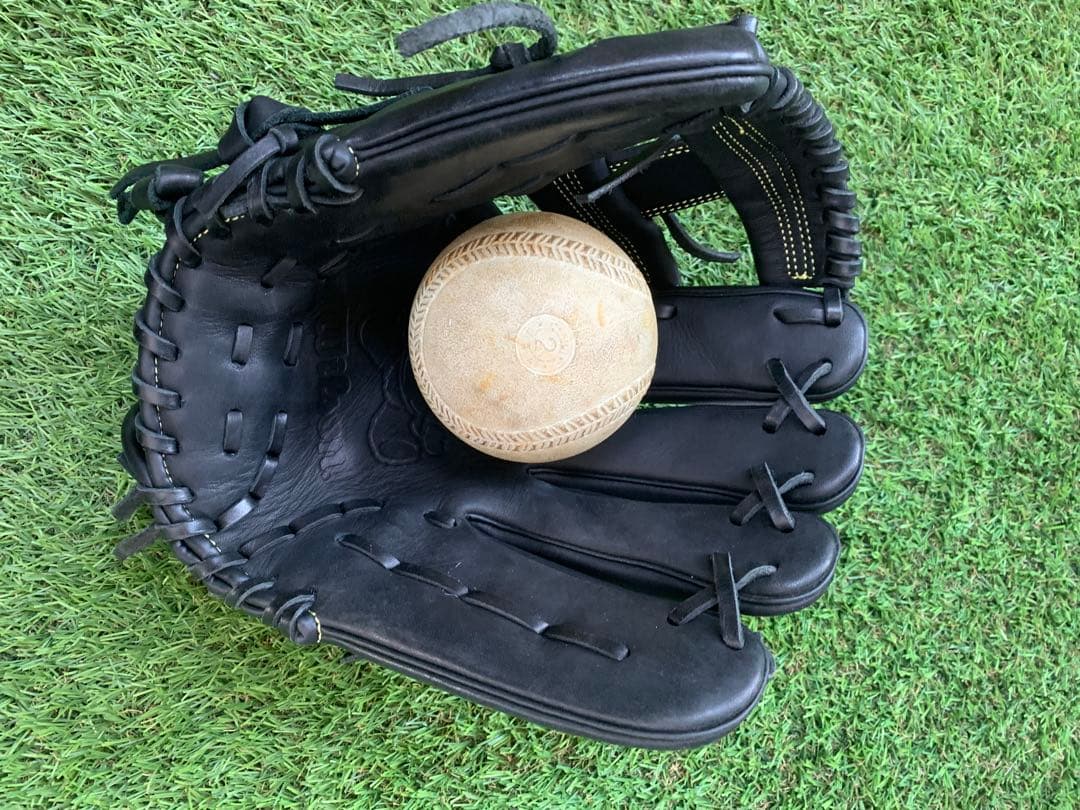 【新品・未使用】Wilson bear ソフトボール・軟式野球グローブ 黒