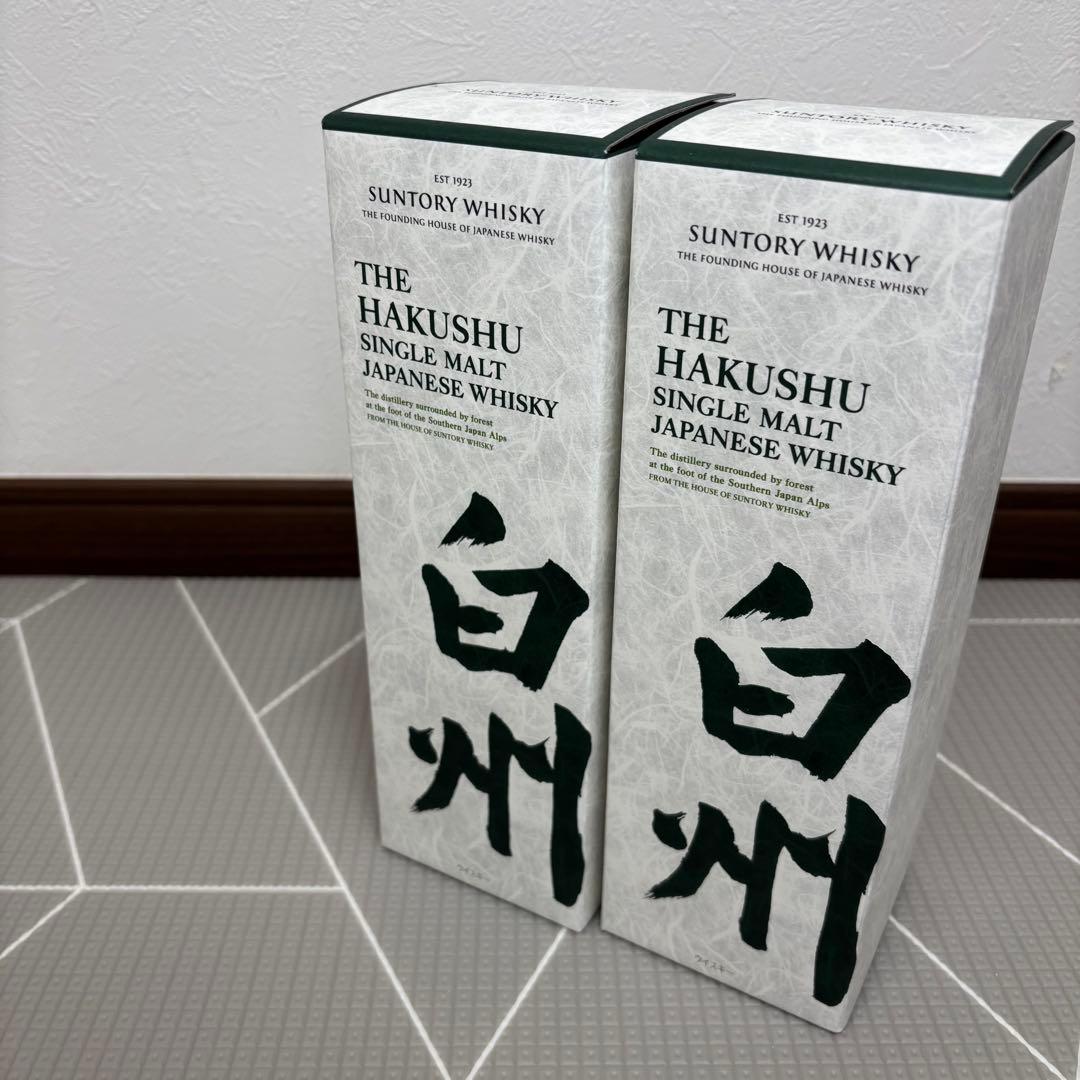 白州 シングルモルト700mlウイスキー　2本セット