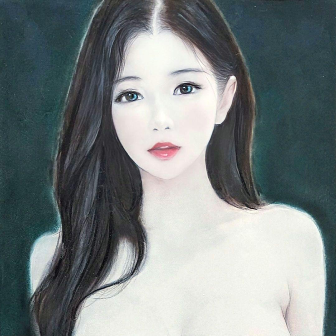 裸婦画 478 『妖精の恋人❤️』特大サイズ A3