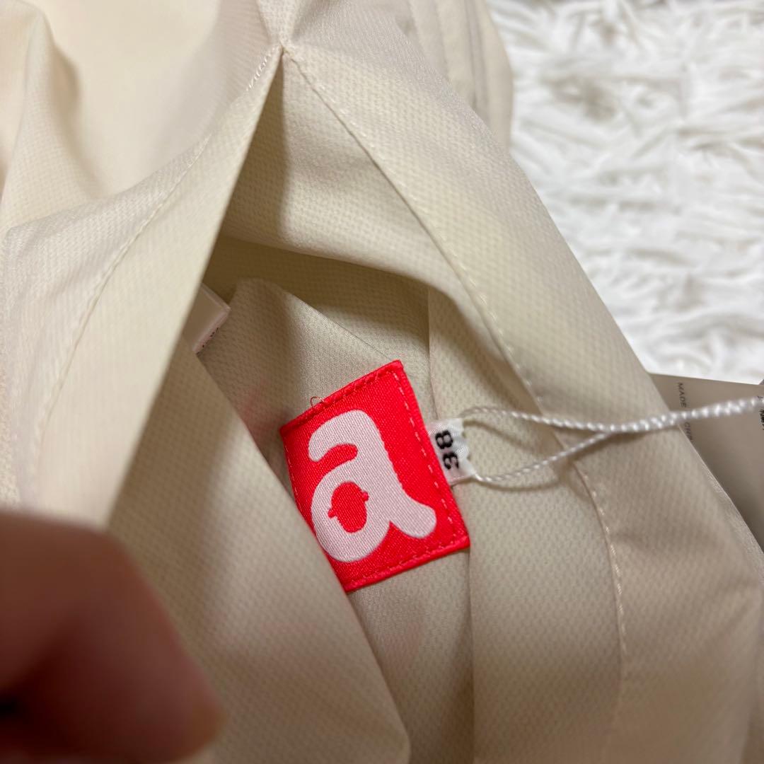 新品未使用 アルチビオ ブルゾン リバーシブル ボア ホワイト ゴルフ