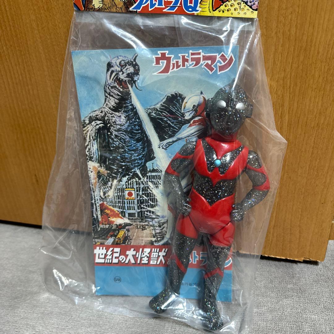 マルサン 55th ウルトラマン 350 ソフビ スパークルグリッター 新品