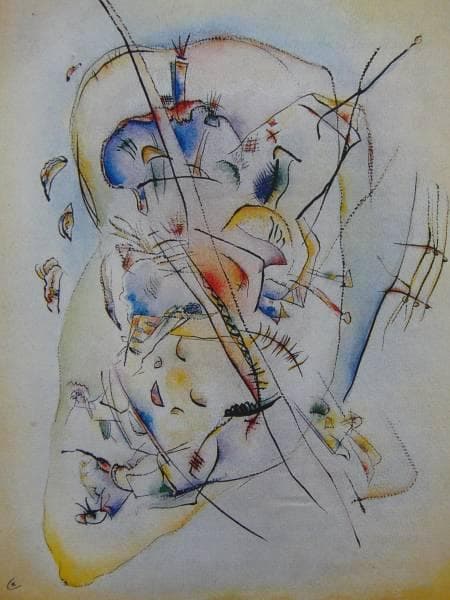 WASSILY KANDINSKY、OHNE TITEL、海外版、超希少レゾネ