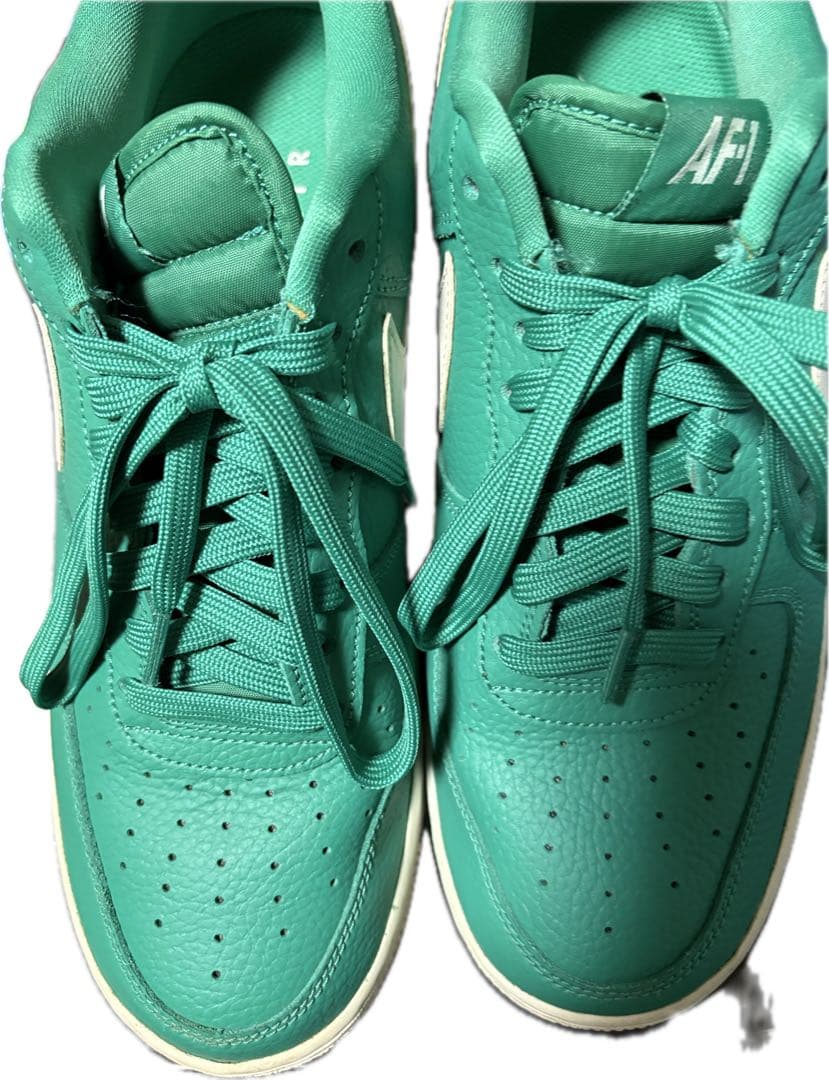 シューズ(男性用) NIKE AIRFORCE1 '07LV8 GREEN/WHITE US10.5