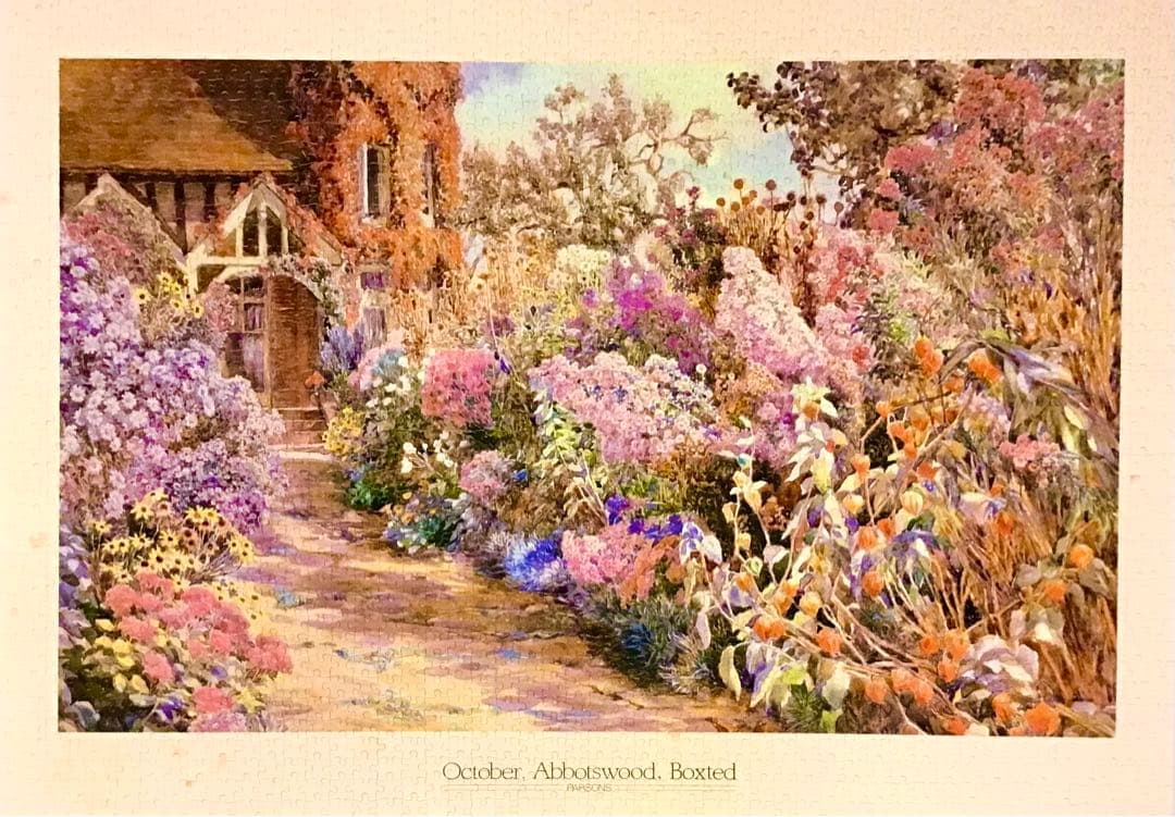 セール❗️ジグソーパズル 1000ピース　ベアトリスパーソンズ　十月の庭　レア