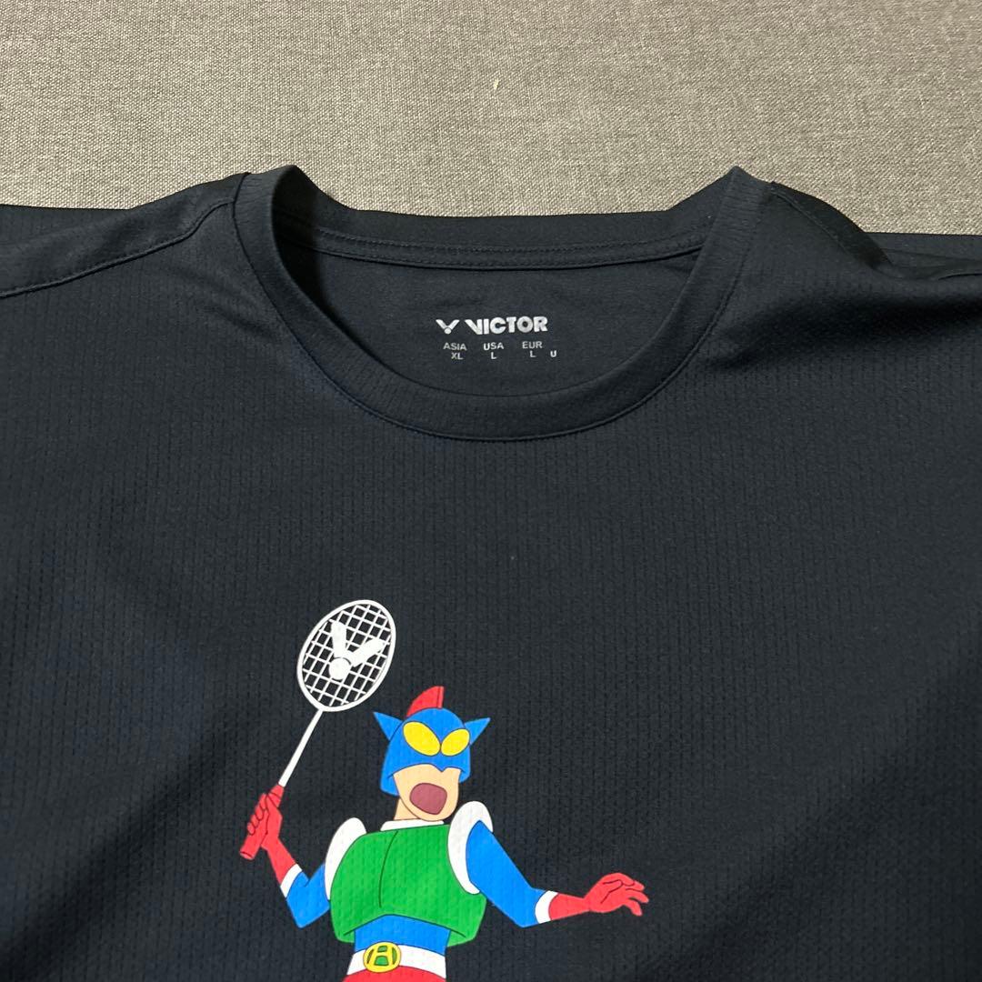 バドミントンヨネックスビクターTシャツユニフォームサイズXL特注