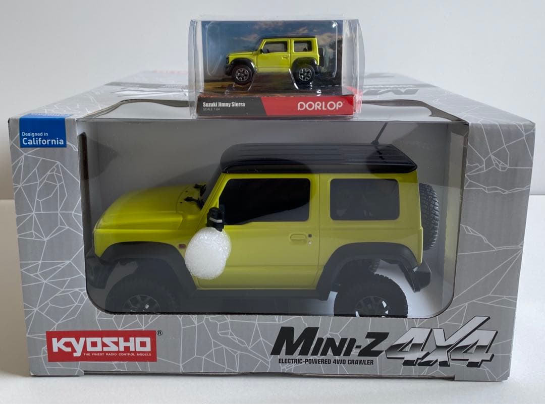 京商 スズキ ジムニーシエラ ミニッツ キネティックイエロー 同カラーミニカー付