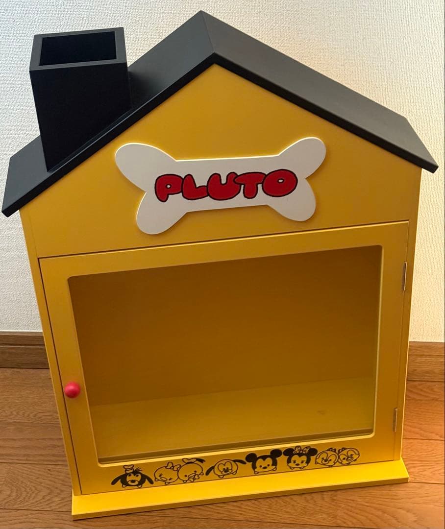 ディズニー　ベルメゾン　ツムツム　ぬいぐるみ収納ボックス　プルートの犬小屋