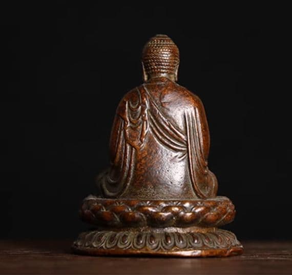 仏教美術 仏像 如来仏様 小仏像 銅製 銅器