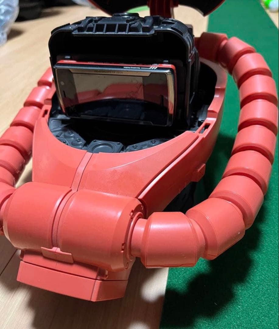 機動戦士ガンダム　シャアザクⅡ ヘッド　携帯　自宅保管　美品