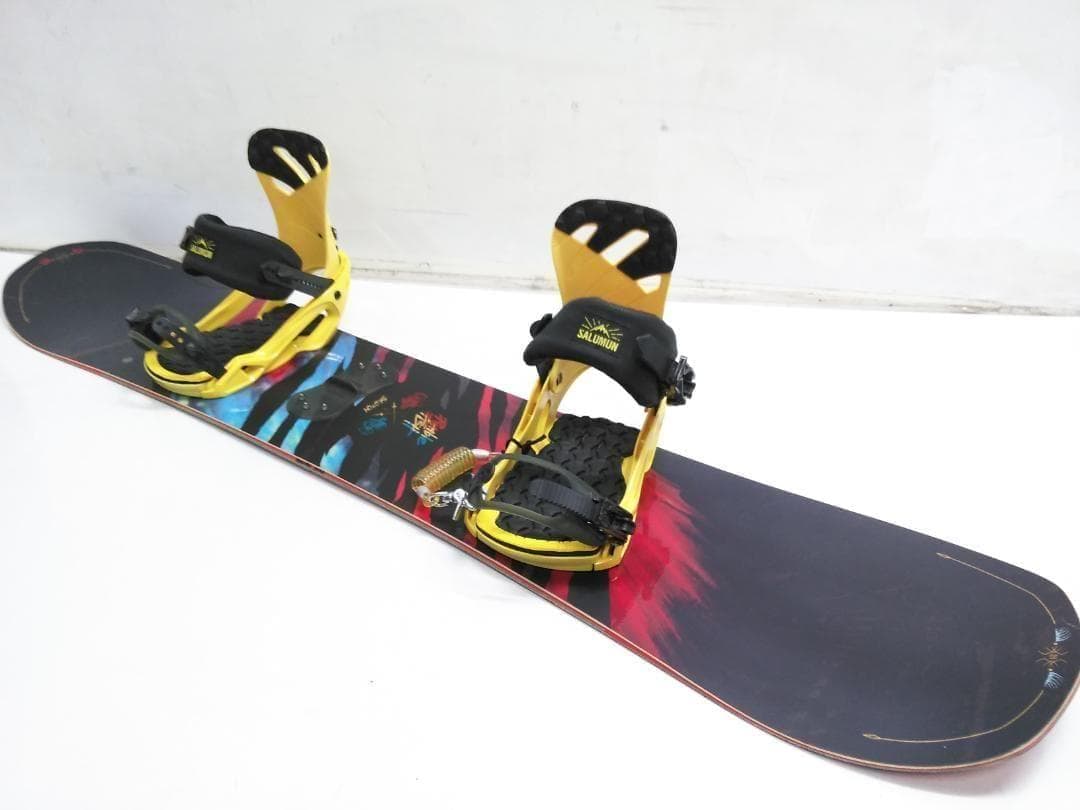 美品 サロモン ランブルフィッシュ140 リズム Mサイズ スノーボードセット