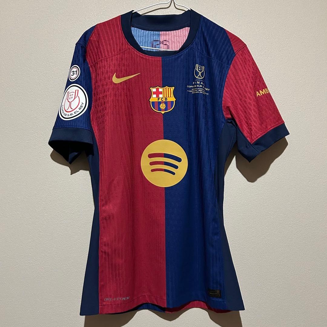 24-25 バルセロナ　ペドリ　コパ・デル・レイ　オーセンティック　ユニフォーム