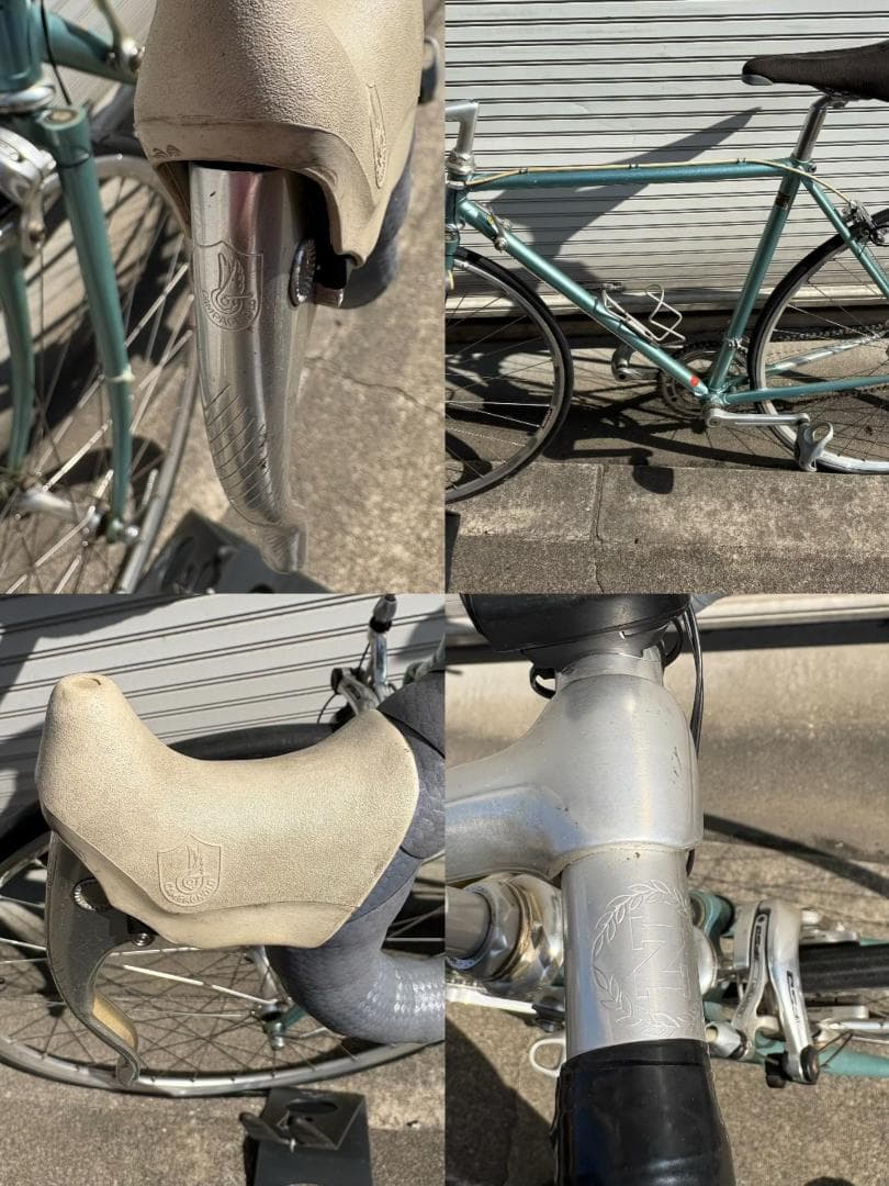 美品　ジオス　GIOS　部品ほとんどCAMPGNOLO　シートチューブ50CM