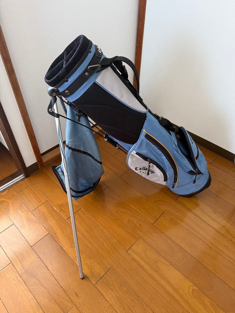 Callaway スタンドキャディバッグ 青　４分割で軽量