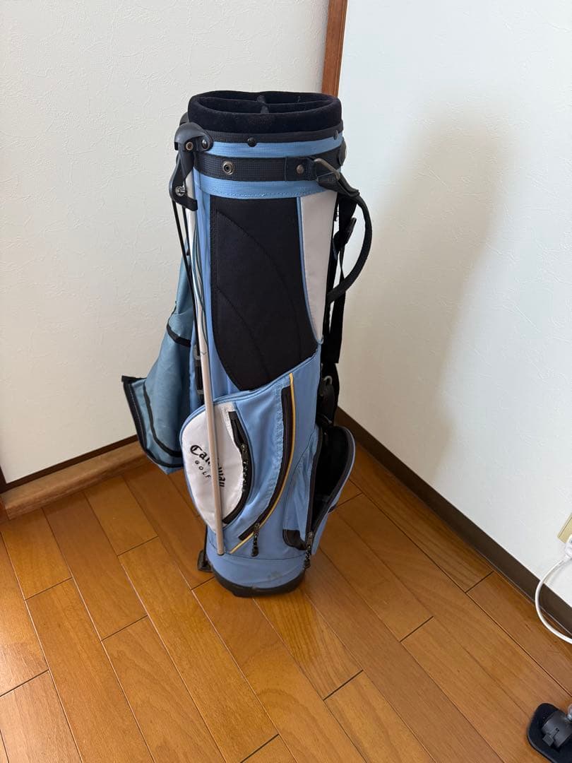 Callaway スタンドキャディバッグ 青　４分割で軽量