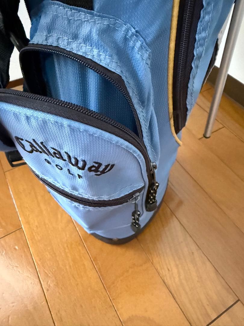 Callaway スタンドキャディバッグ 青　４分割で軽量
