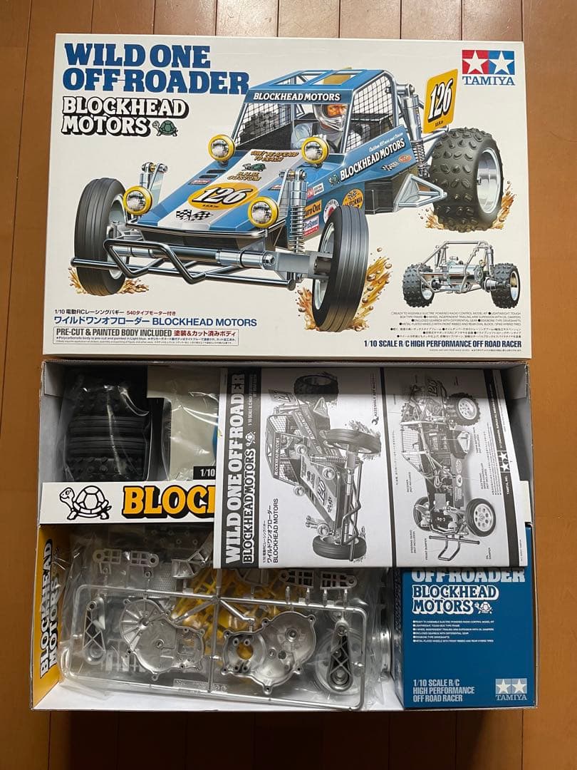 【値下げしました】タミヤ　ワイルドワンオフローダー　ブロックヘッドモータース