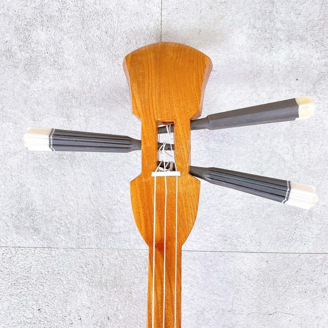 三線 沖縄三線 伝統楽器 人工皮 ケース付 入門用等