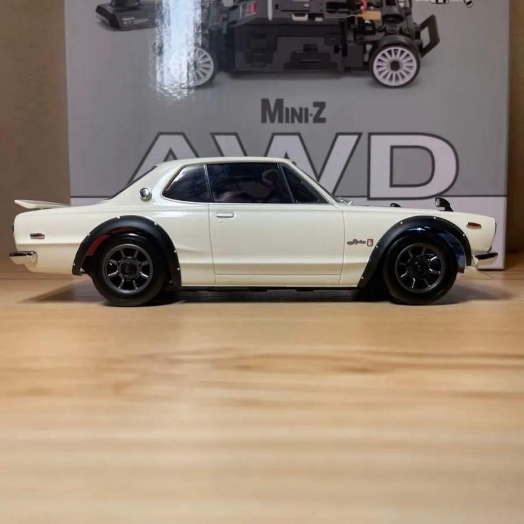 京商ミニッツAWD レディセット日産スカイライン2000GTライトユニット付き