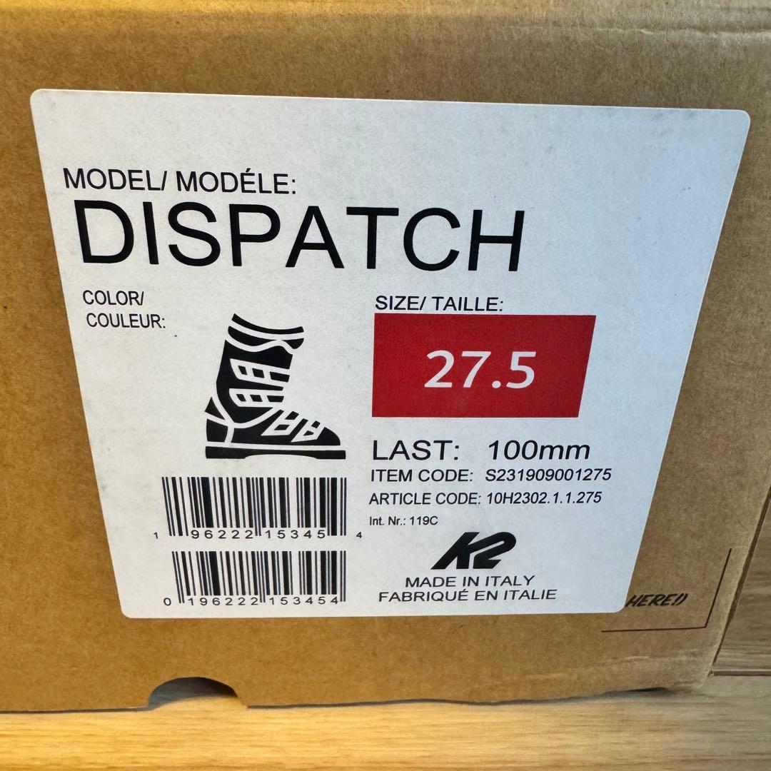 K2 DISPATCH ディスパッチ バックカントリー 27.5