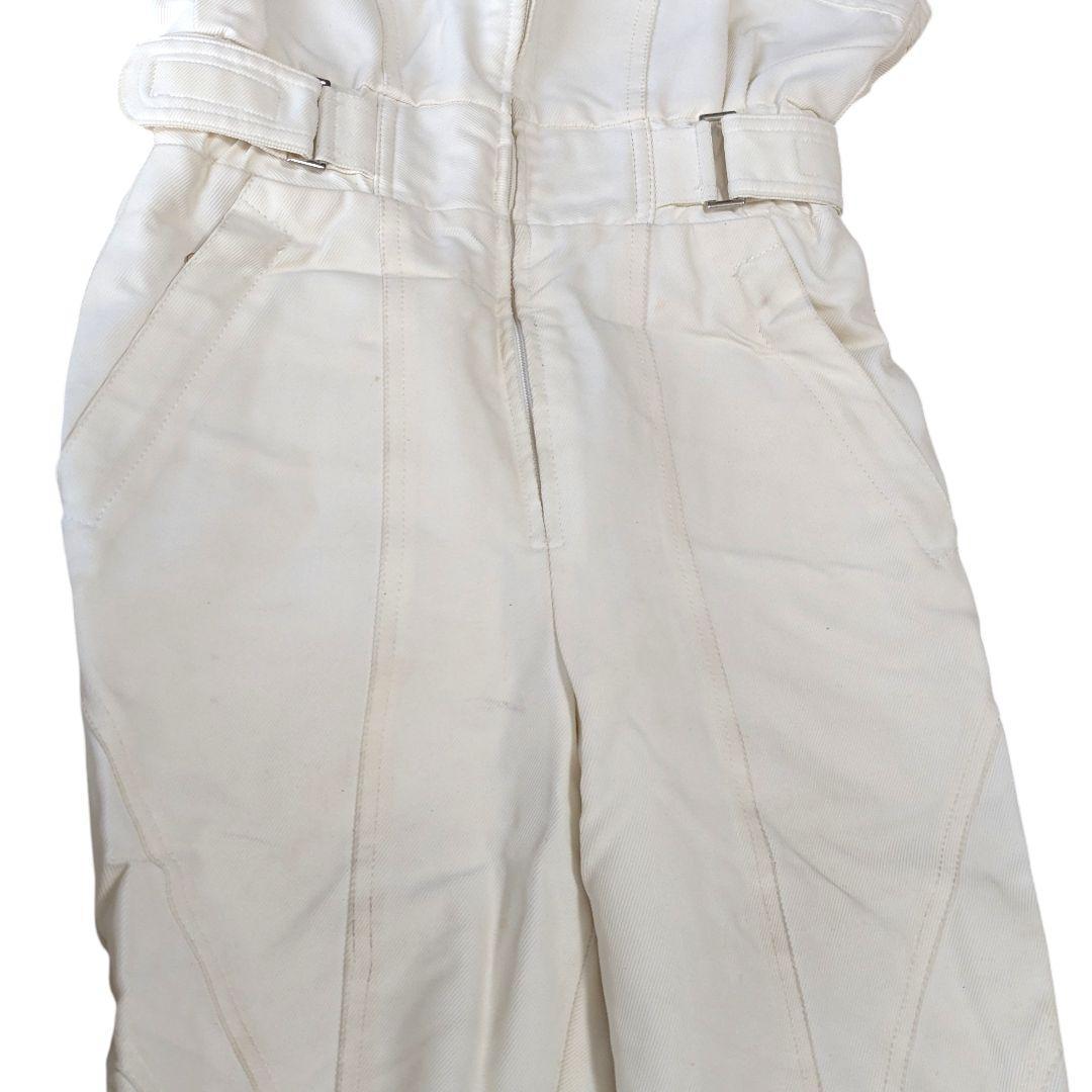 ellesse スキーウェア 上下セット　白と紺色 M キッズ 160