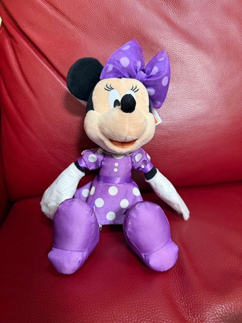 ディズニー　ぬいぐるみチャーム　ミニー