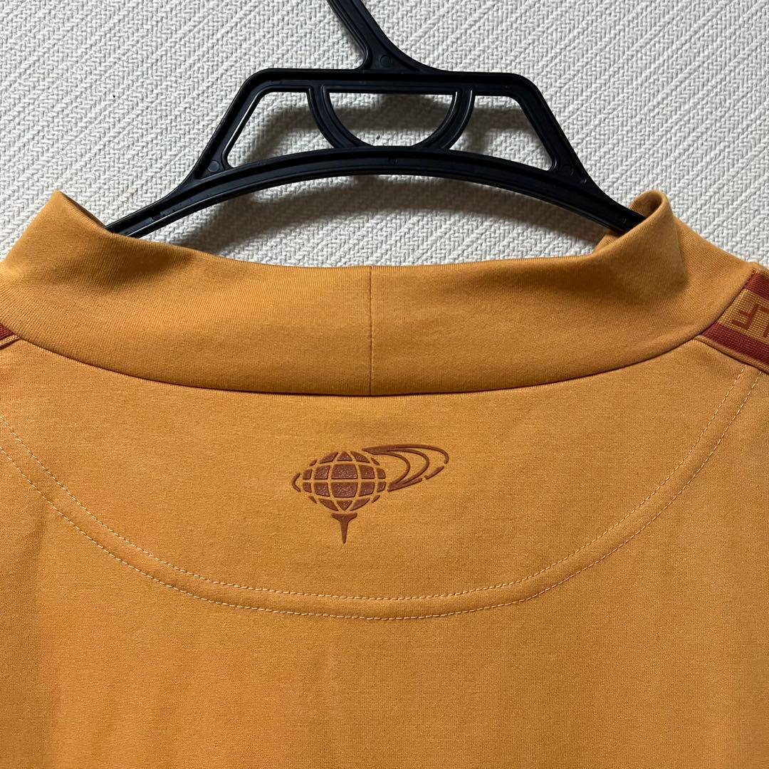 新品 BEAMS GOLF 長袖 ラインロゴ モックネック