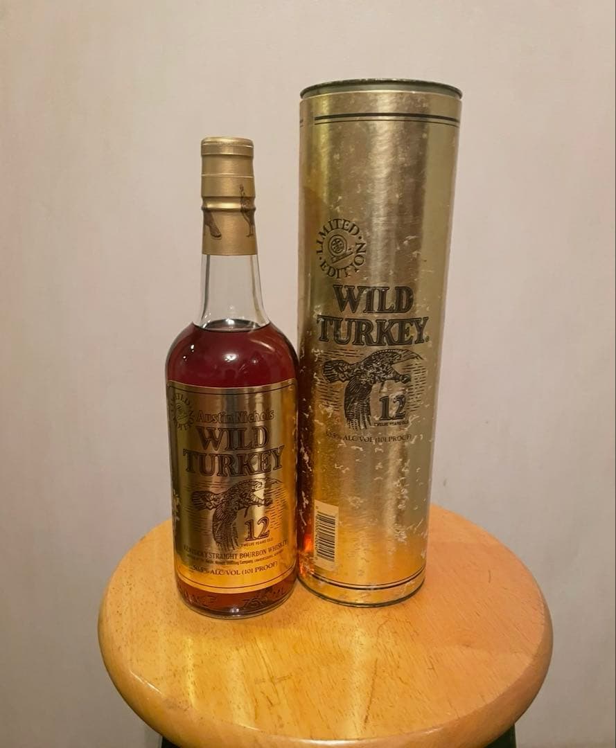 s*e様 WILD TURKEY 12年 750ml 金筒入り　未開封