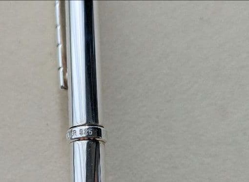 銀製ボールペン