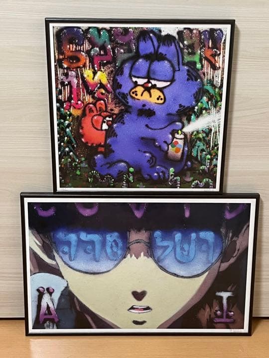 【2枚セット】snipe1 プリント作品 グラフィティ banksy dolk