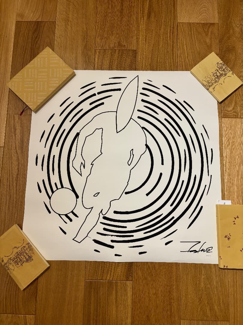 ナイキ プロモーション用 グラフィティー シルクスクリーンプリント作品