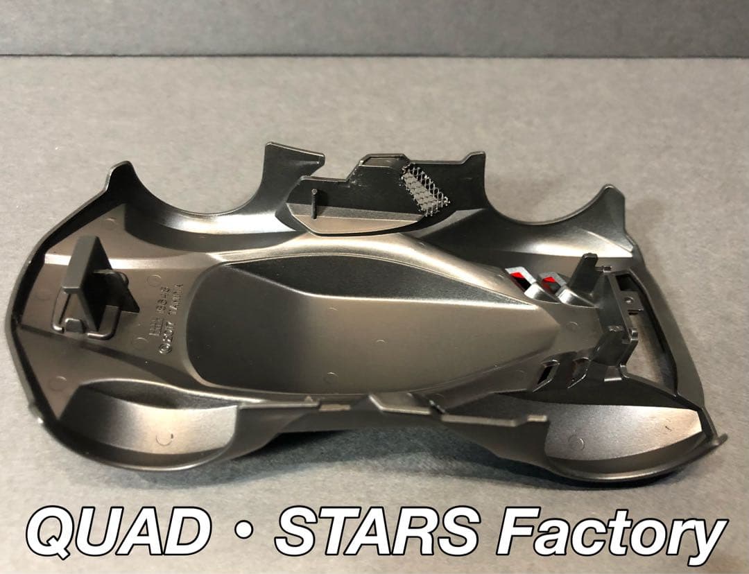 【ミニ四駆・塗装済みボディ】マッドレイザー／レッド＆ブラック【オーダー塗装OK】