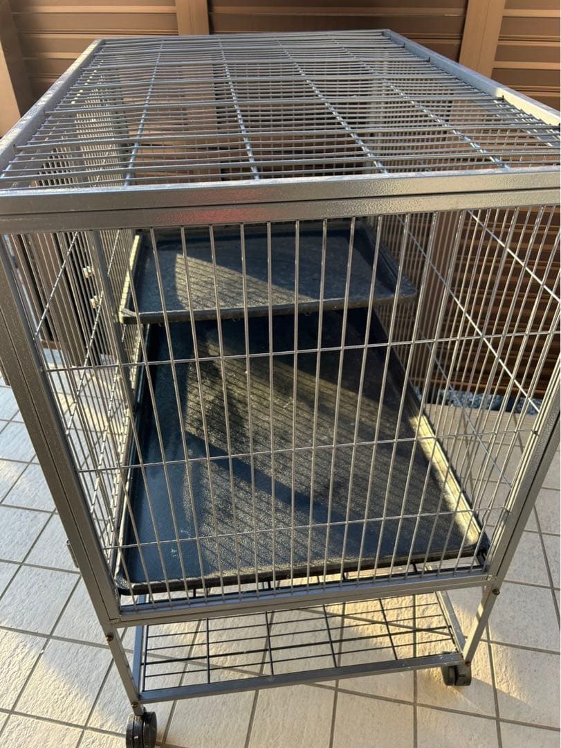 MidWest Ferret Nationブラック メタルケージ 2段棚付き