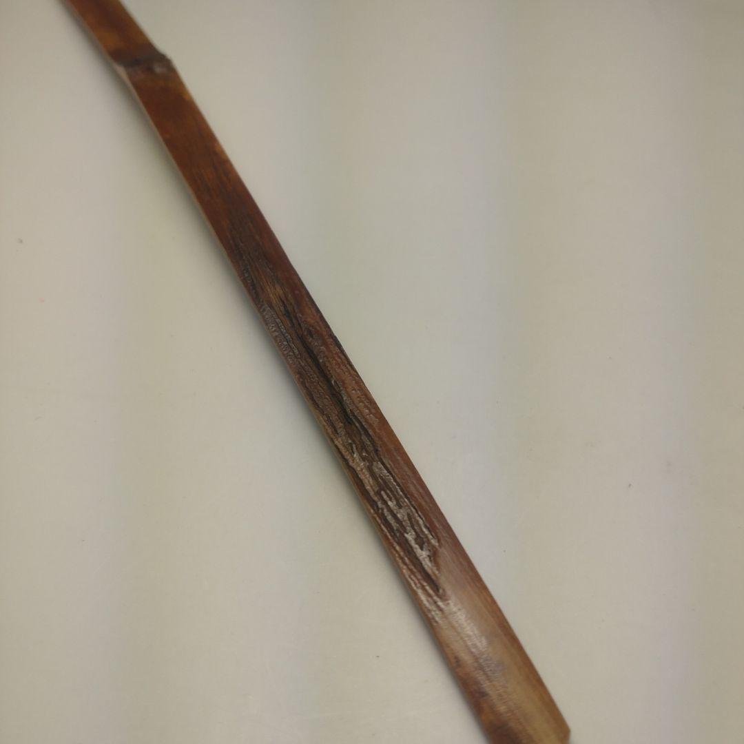 イ100 茶杓『大徳寺　立花大亀　極箱』『銘　野分』『稲尾誠中斎下削り』竹茶杓