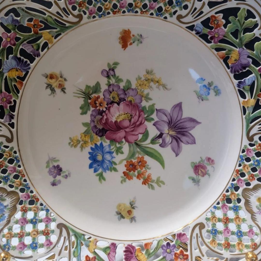 26㎝★1級品 シューマン ババリア オープンワーク メッシュ 金彩エッジ