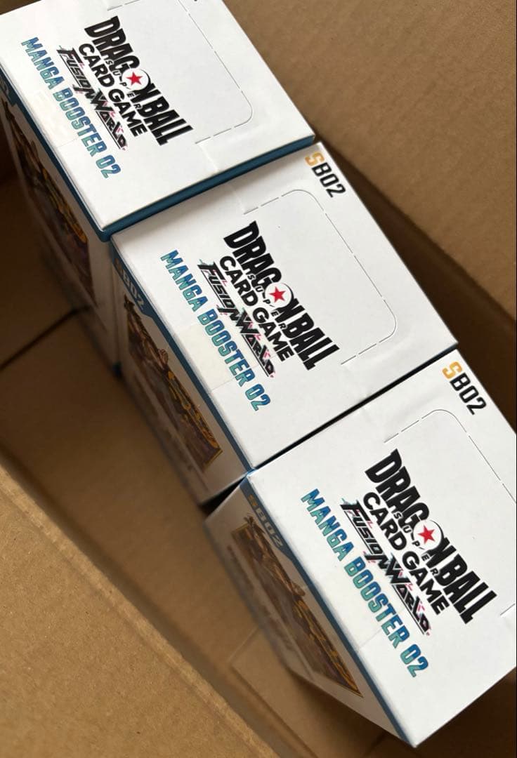 ドラゴンボール マンガブースター02 新品 テープ付き 3BOX