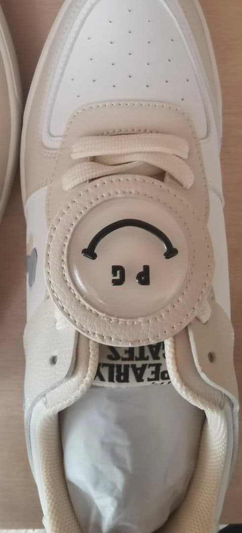 即発送2色展開●パーリーゲイツレディースゴルフシューズホワイトベージュ