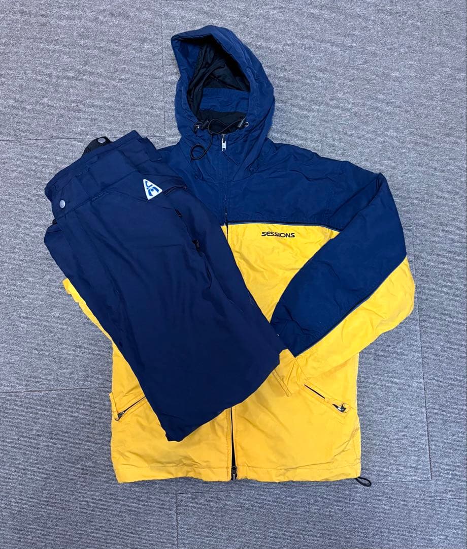 SESSIONS LOCALMOTIONスノボ・スキーウェア ネイビー/イエロー