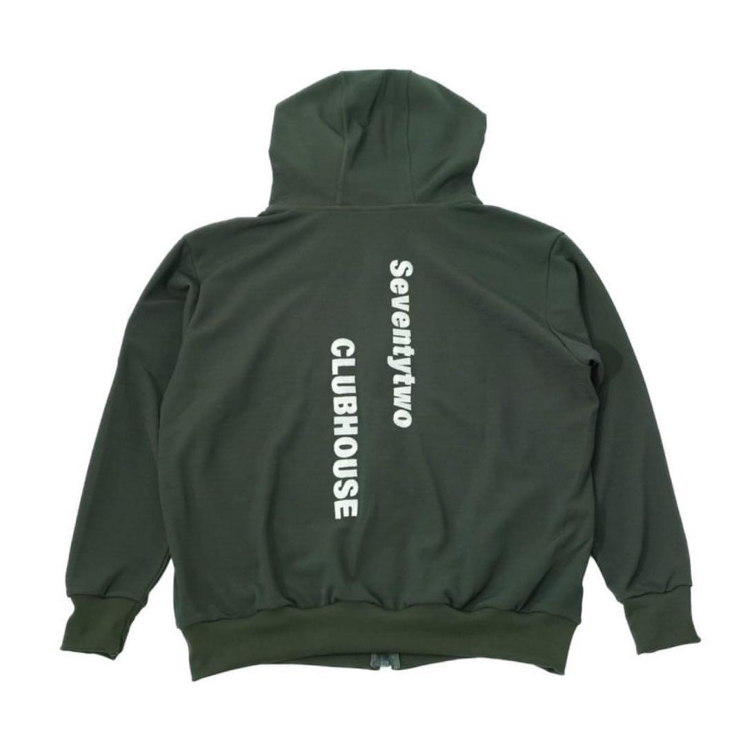 STCH antiqua ゴルフウェア 刺繍ロゴジップフーディー パーカー