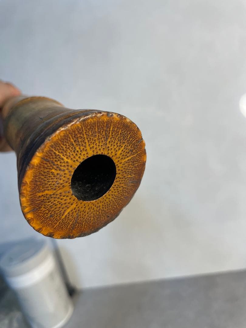 尺八 琴古流 竹治 在銘 1尺8寸管 銀巻 中継ぎ 緩みなし 音出し確認済み