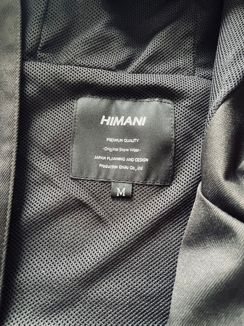 HIMANI フード付きジャケット ブラック