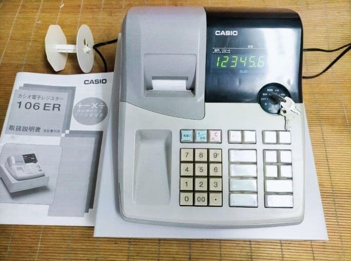 カシオレジスター　106ER　簡単便利特殊　送料込　611600