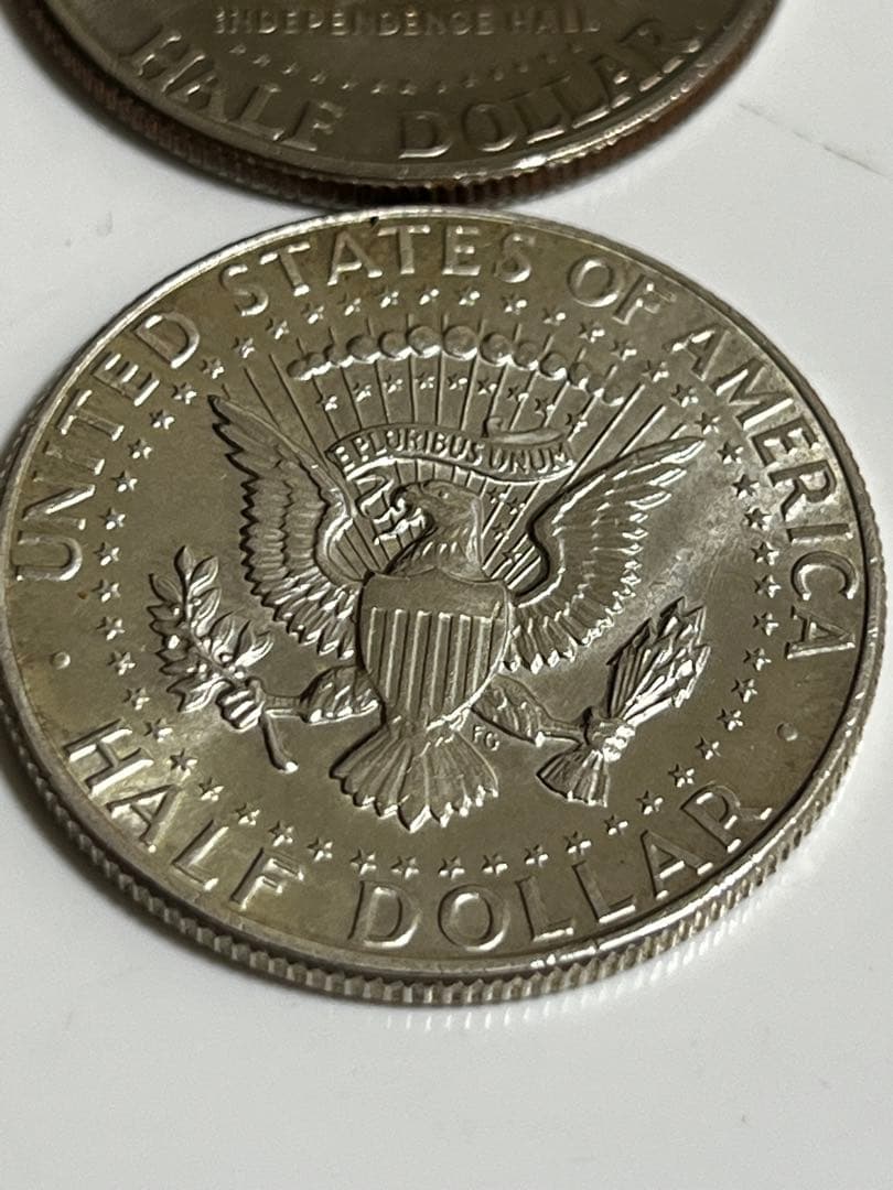 1964年1976年ケネディ　ハーフダラー4枚セット